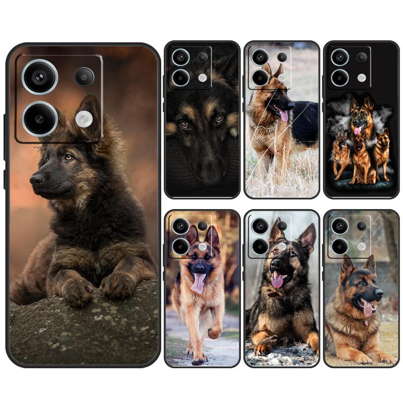 Custodia Cane Pastore Tedesco Per Xiaomi Redmi Note 13 12 11 10 9 8 Pro 12S 11S 10S 9S 10A 9C 10C 12C 13C Cover Posteriore