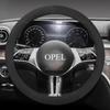 Suede Steering Wheel Cover for Opel Mokka Corsa Astra 2024 2025 Accessories