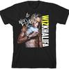 Herr- och damt-shirts Sällsynt Wiz Khalifa Tour-skjorta Gåva Familj Svart Unisex-skjorta