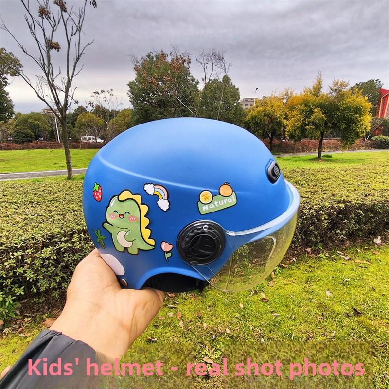 Children's Helmet Four Seasons Universal Boys and Girls Battery Car Electric Car Summer Half Helmet