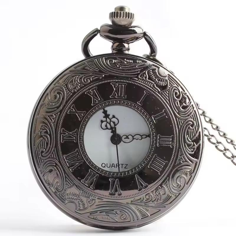 S Classic Antique Vintage Quartz Roman Vintage Pocket Watches