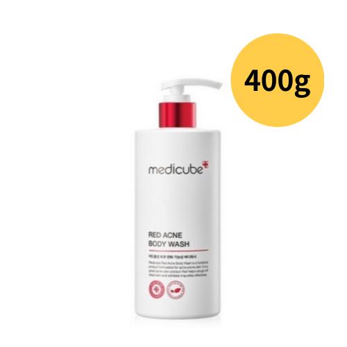 medicube Red Acne Body Wash 2.0 400g Low pH and Hydrating Cleanser with Salicylic Acid for Bacne Treatment medicube Body Wash 400g