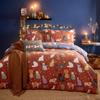 Furn Halloween Pawty Reversible Printed Duvet Cover Set
