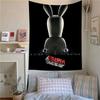 Cartoon Raving Rabbids Game Anime Tapestry Hanging Tarot Hippie Wall Rugs Dorm Sheets Bohemian Mandala Kawaii Room Decor