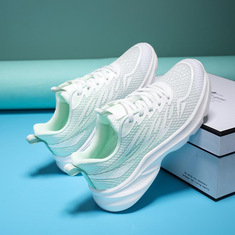 Shoes Sneakers Women's 2025 New Summer Thin Mesh Breathable Women's Shoes Lightweight Soft Sole Running Shoes