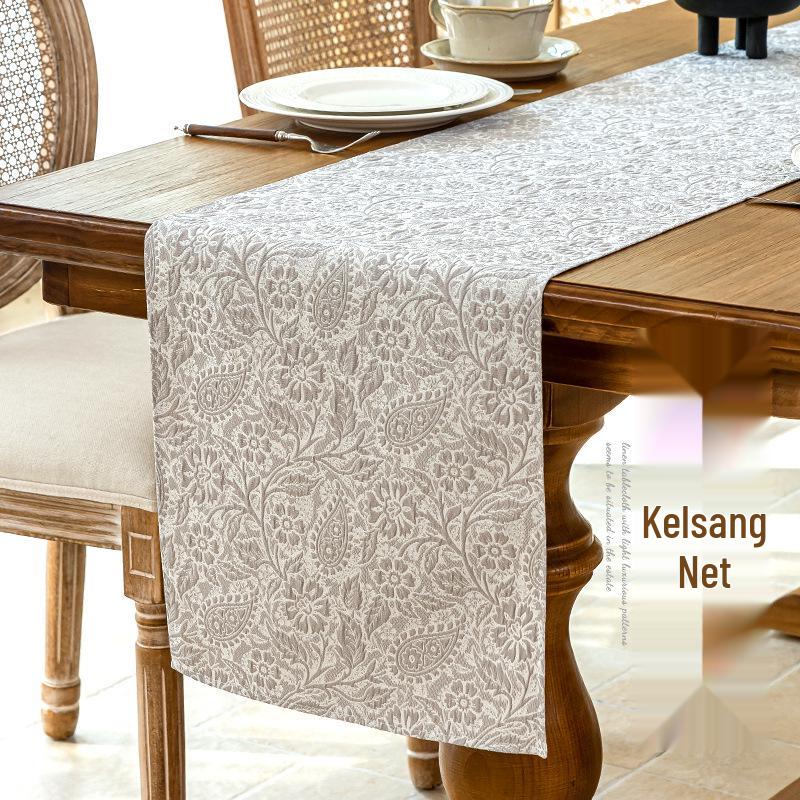 3D Pattern Long Table Runner & Bed Runner - Home Decoration Fabric Cover