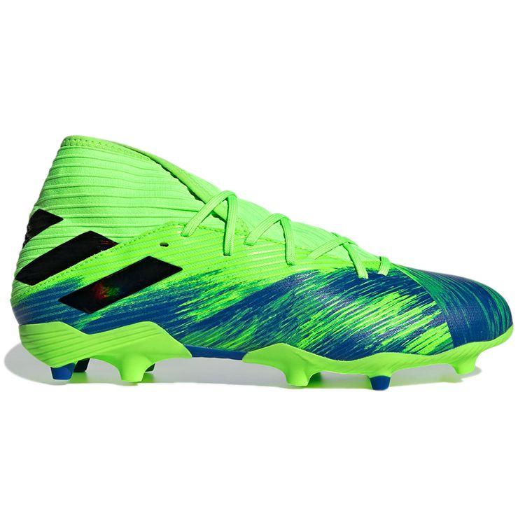 Adidas Nemeziz 19.3 FG Signal Green Royal Blue Męskie Sneakersy Core-Black FV3988