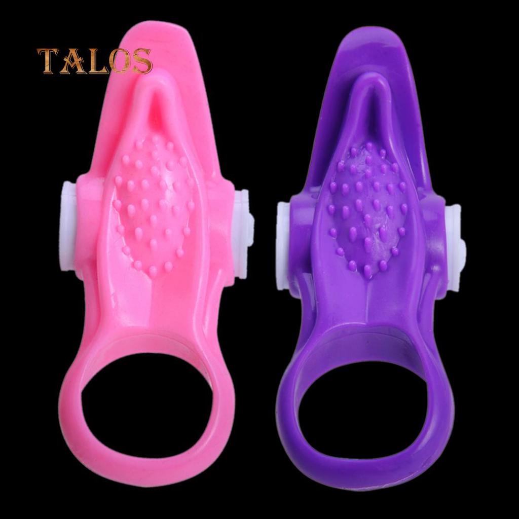 Tongue Silicone Ejaculation Delay Cock Lock Vibration Penis Ring Men Sex Toy Sex Toys For Adult