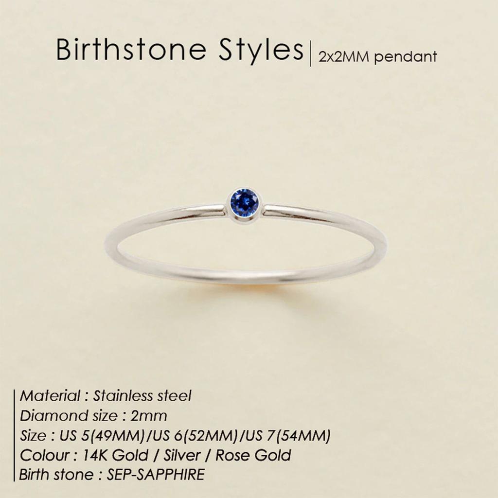 Dezember Geburtstag Stein Wasser Diamant Ring