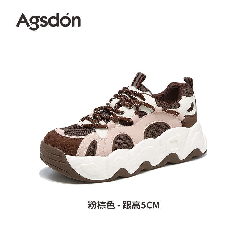 Platform dad shoes new autumn outdoor soft-soled sports shoes small casual shoes 35