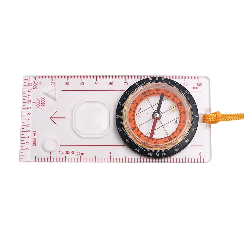 5-Pack Outdoor Acrylic Map Ruler Compass