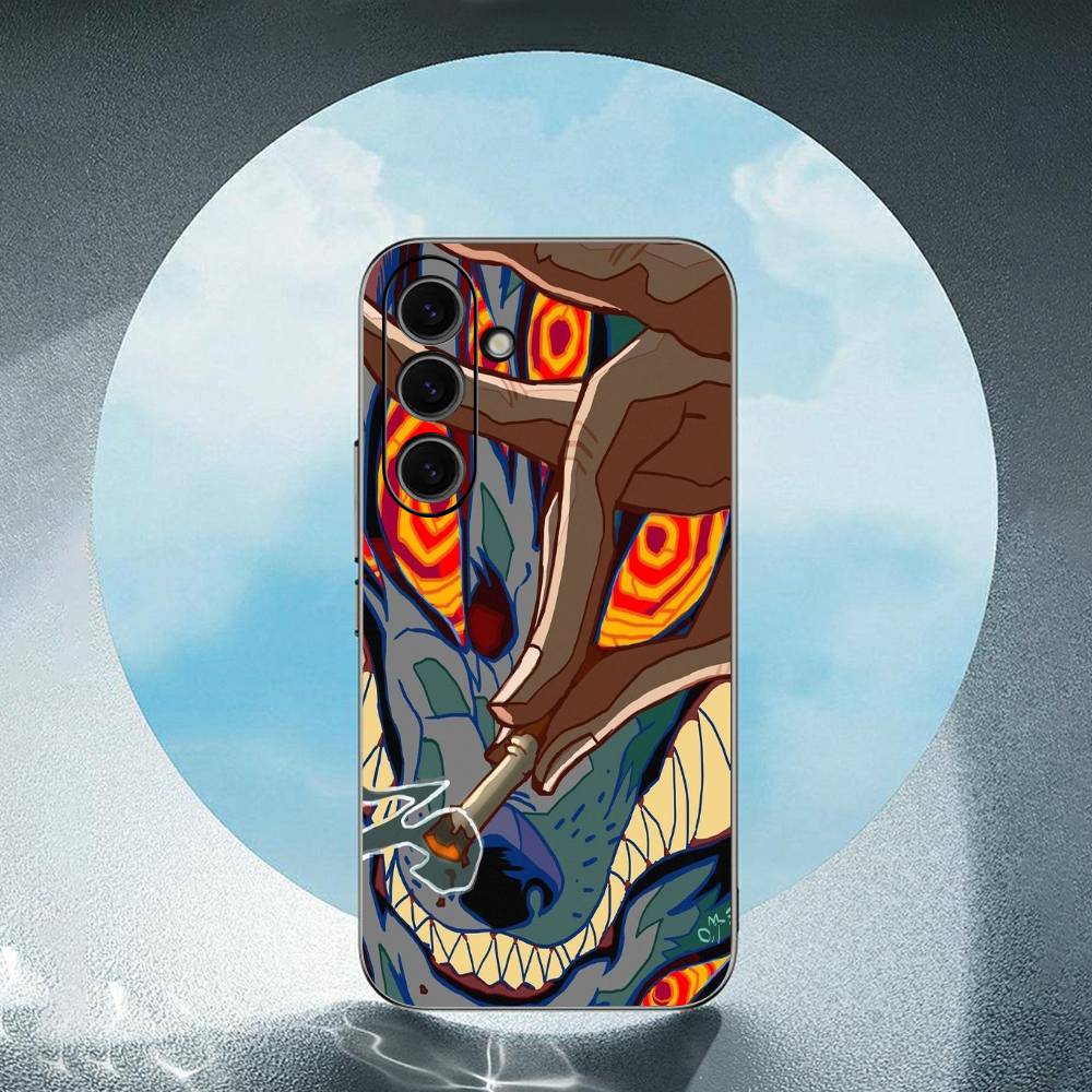 Aki Hayakawa For Samsung Galaxy S24 S23 Ultra S22 S21 Plus S20 Black Soft Silicone Protective Case