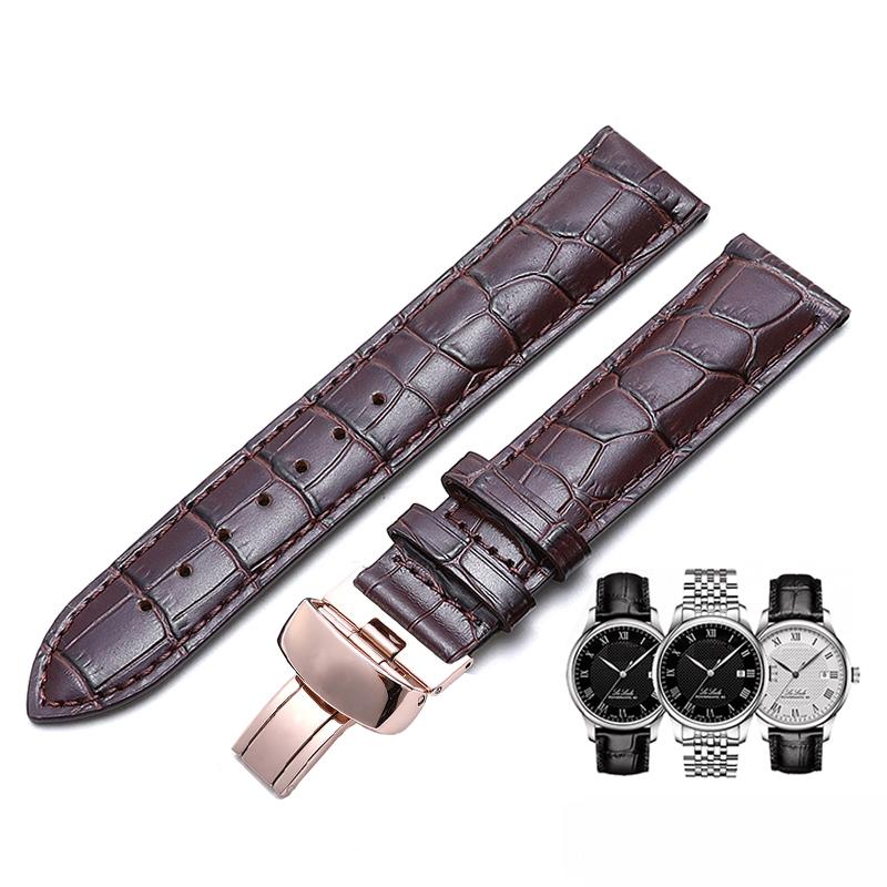 Echtes Leder Uhrenarmband für Tissot Le Locle T41 T006 PRC200 Uhrenarmband 18 19 20 22mm Armband Kostenloser Versand