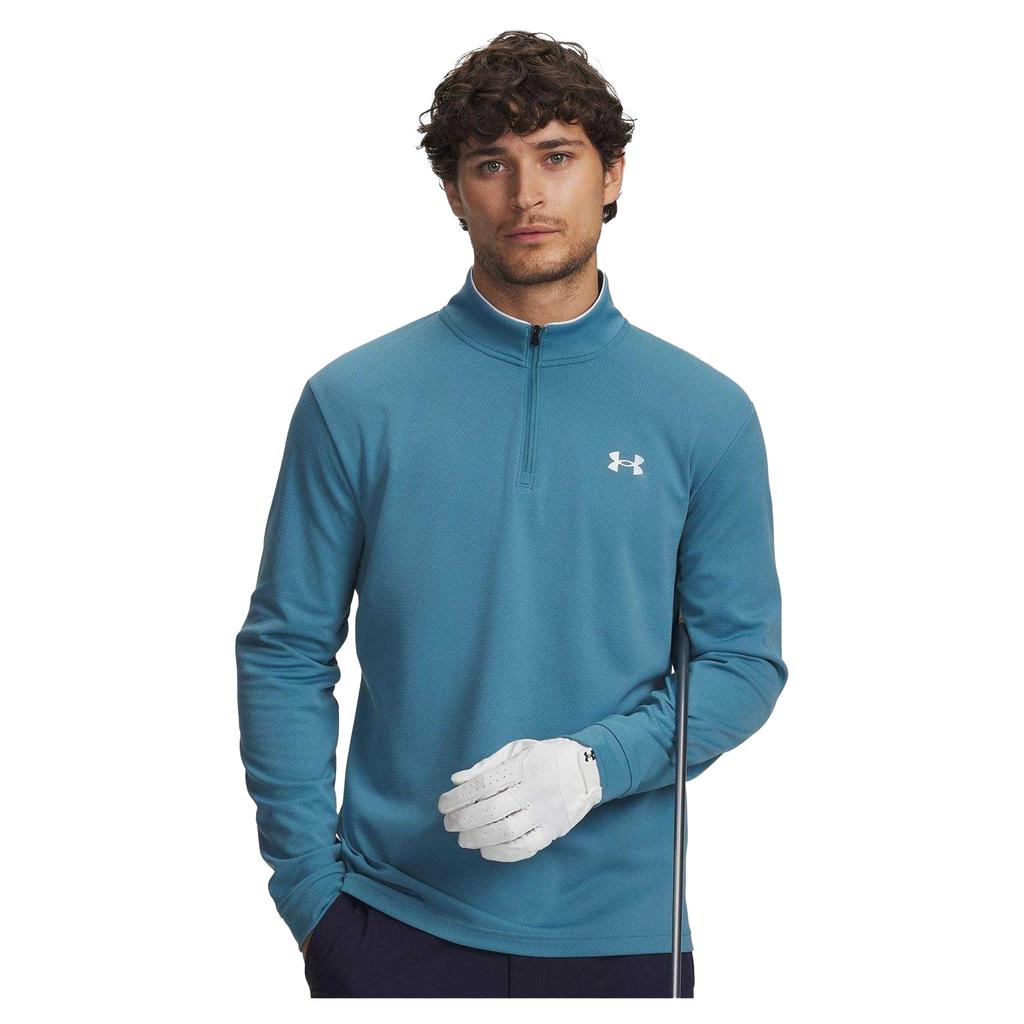 Under Armour Mens Matchplay Quarter Zip Fleece Top