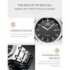 OPK Luxury Fashion Men's Quartz Watch Octagonal Waterproof Night Light Business Men's Calendar Watch