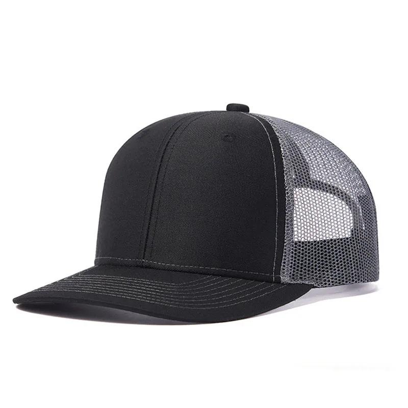 Richardson 112 Mesh Light Plate Blank Baseball Cap Adult Breathable Micro-Curved Visor Baseball Cap