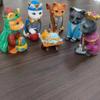6Pcs Cat Nativity Figurines Set, Resin Kitten Christmas Decor, Cute Cat Themed Nativity Scene Ornaments, Funny Holiday Home Decor Gift