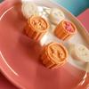Rabbit Pattern Mooncake Stamp Plastic Mooncake Molds Cute   Baby Complementary Food