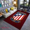 Atltico Madrid Team Crest Logo Carpet Suitable For All Seasons Living Room And Bedroom Mats Bathroom Mat Dormitory Decoration Room