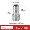 304 Stainless Steel Hex Male Thread Pagoda Fitting for Water/Air Hose