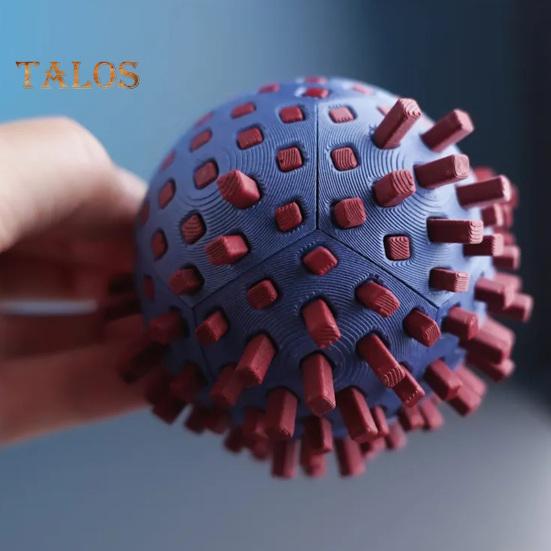 

Zen Spiky Ball Fidget Toy Anxiety Stress Relief Retractable Spike Sensory Ball Kids Teens Adults Portable Travel Calming Spiky Sphere Toy жовтий