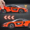 1/24 Scale Mclaren Senna Supercar Alloy Car Model, Simulated Sound and Light Racing, Children's Toy Car Ornaments for Boys Holiday Gifts