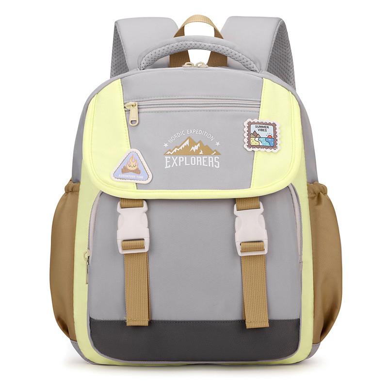 Mountain Explorers Letter Print Backpack Large Capacity Schoolbag Gift Fashion