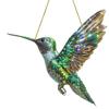 2D Hummingbird Christmas Trees Hanging Ornament Colorful Decoration Window Window Porch Pendant L8H2