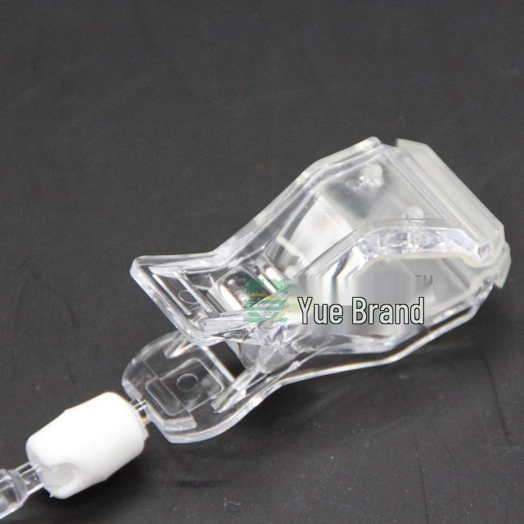 Large Clear Double-Headed Universal POP Advertising Clip for Posters and Labels