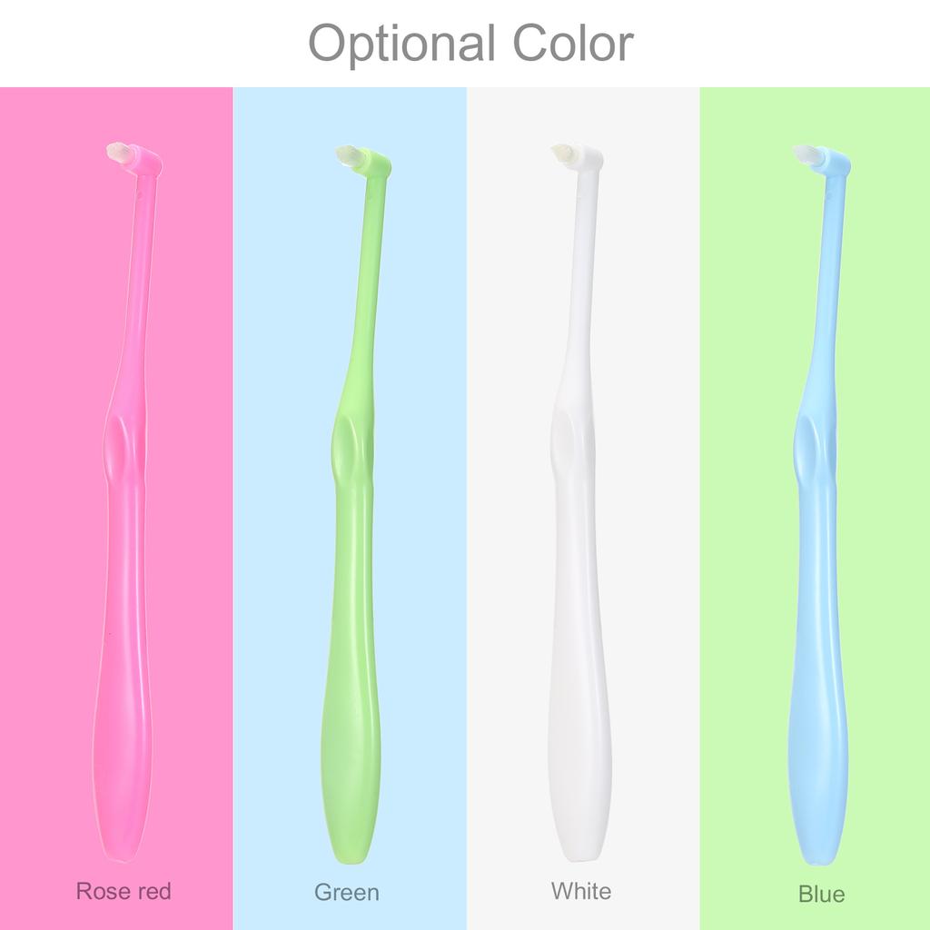 Orthodontic Toothbrush Interdental End-Tuft Tapered Brush Soft Bristle Orthodontic Braces Cleaning