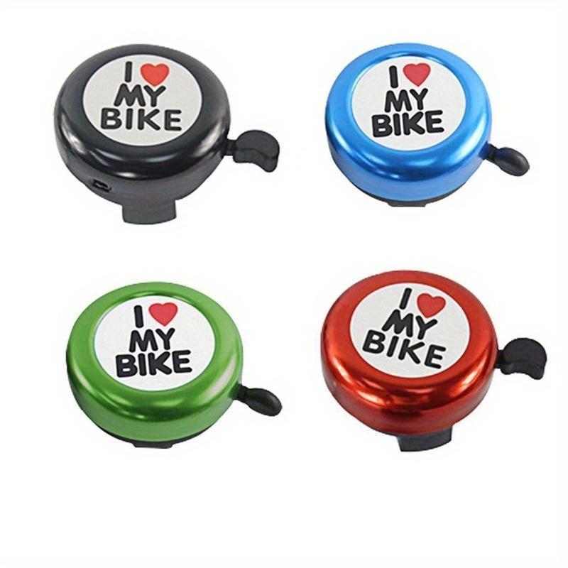 

4pcs Cute Bicycle Handlebar Bell Loud Sound Alarm Warning Mini Kids Bike Horn Bells Cycling Ring Children Bike Accessories 4pcsA