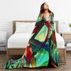 Vox Alastor Hazbin Hotels Warm Blanket  Girls Boys Plush Throw Blanket Fluffy Outdoor Flannel Bedspread Sofa Bed Cover