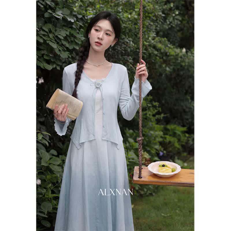 Lù Xiàng Nán Women s French Style Sun Protection Knit T-Shirt M