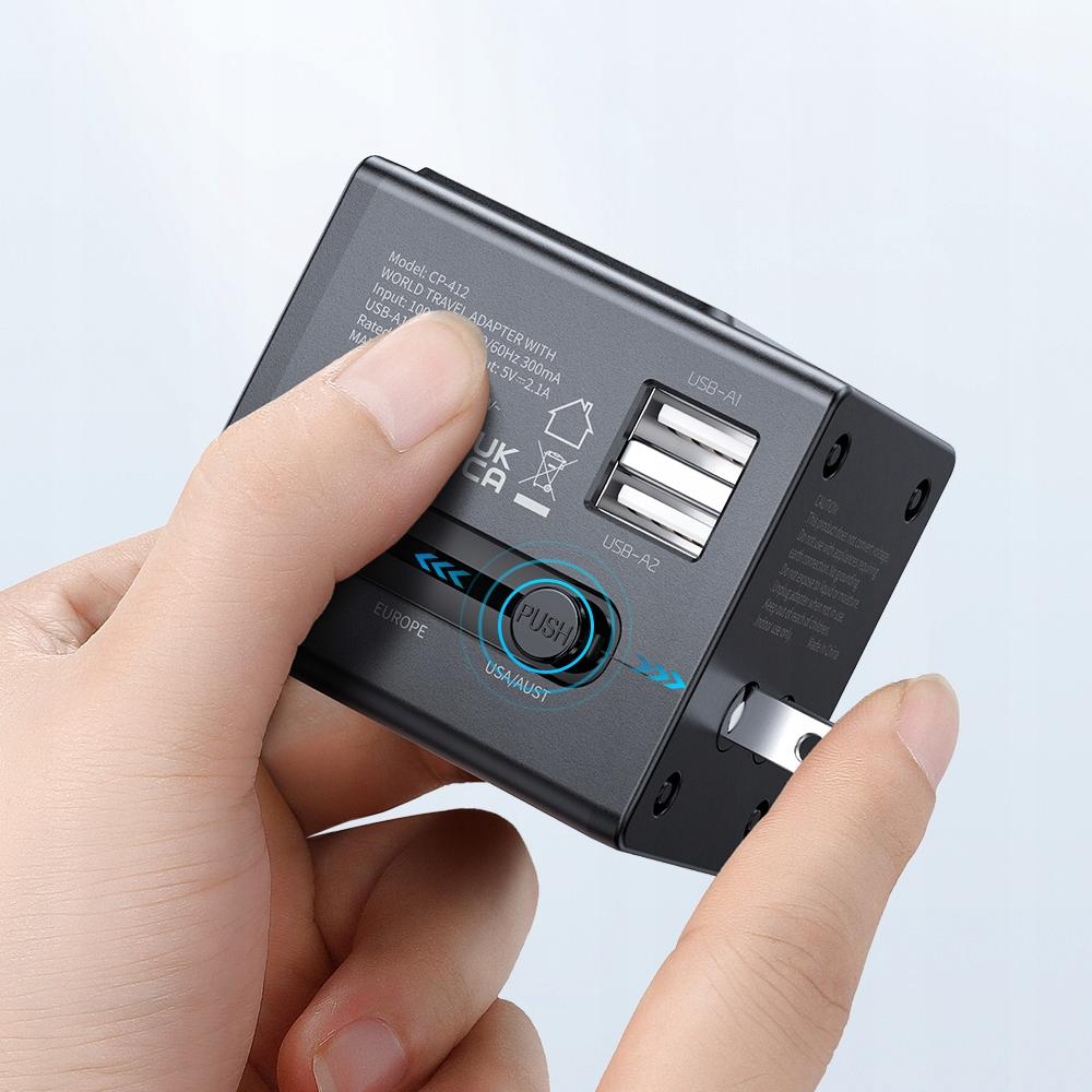 Mcdodo Travel Charger Usb Adapter Eu Us Uk Au