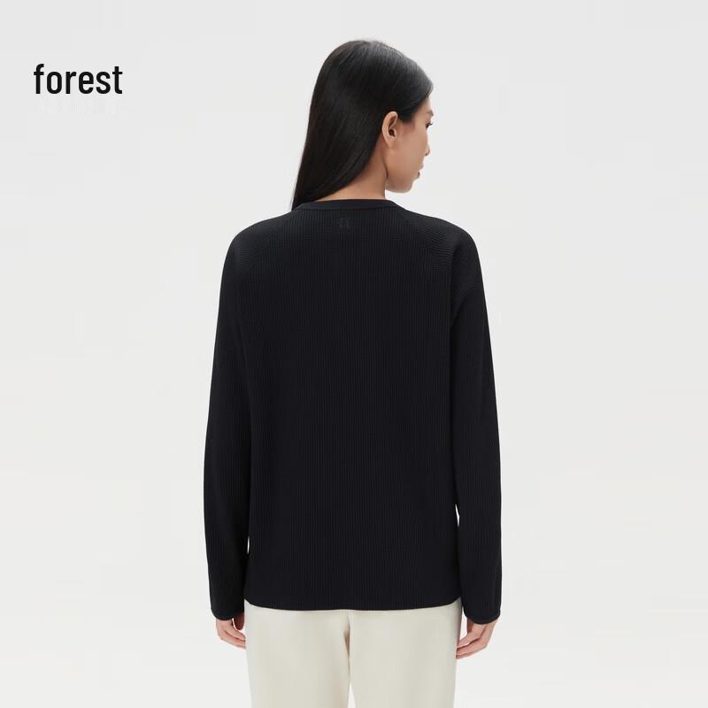 KOLON SPORT Unisex Waffle Knit Quick-Dry Crewneck Top