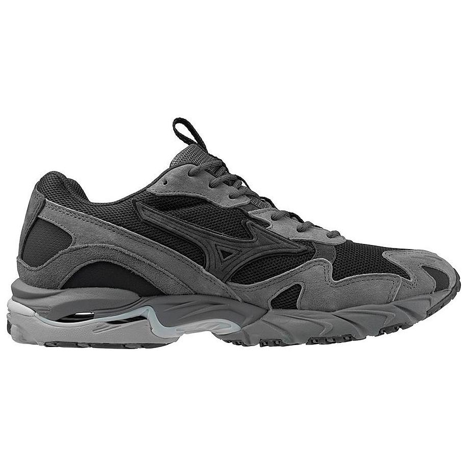 Mizuno Slow Steady Club X Wave Rider 10 Charcoal Grey Unisex Sneakers D1GD240301