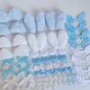 80Pcs/Set Fabric Handmade Accessory Set Colorful Material Pack Set  Pain Bag Decoration Kit