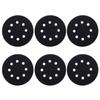 6 Pieces 5 Inch 8 Hole Sanding Discs Wet Dry Sanding Discs Flap Disc for Die Grinder Surface Prep Strip Grind Polishing