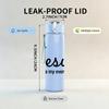 1PC Jesus Is My Everything Letter 750ml Color Plastic Sports Water Bottle Leakproof Flip Straw Lid Suitable for Sports Office Home Use