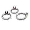 FRRK 304stainless Steel Chastity Lock Chastity Device Chastity Cock Ring for Male