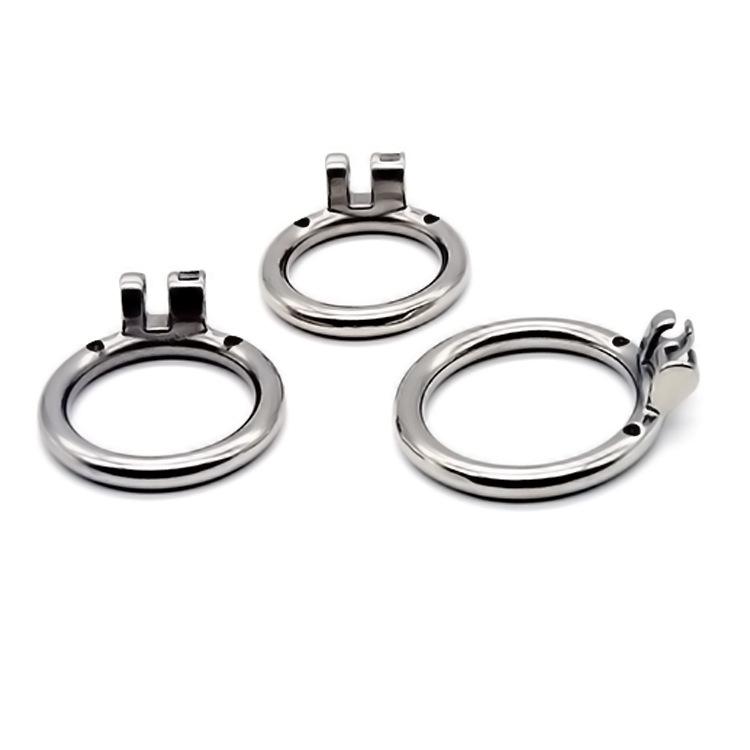 FRRK 304stainless Steel Chastity Lock Chastity Device Chastity Cock Ring for Male