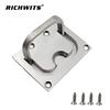 316 Stainless Steel Square Floor Latch Deck Cover Pull Handle