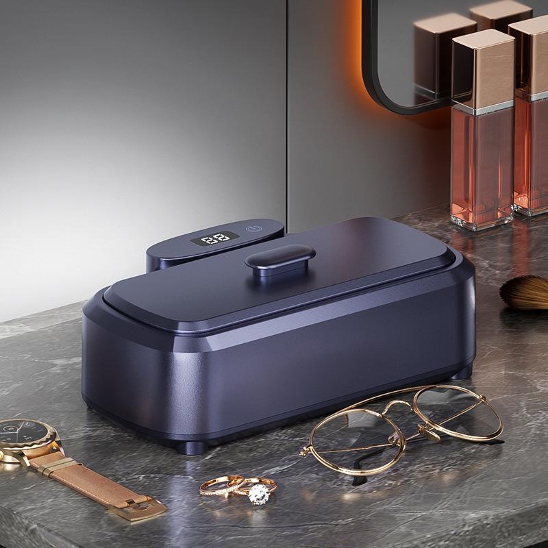 Portable UV Ultrasonic Cleaner for Glasses, Toothbrush, Dentures, and Brushes