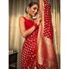 Stylish Unick Weeding Wear and Party Wear Saree for Women ,Blouse (Need To Be Stitched As Per Size And Fit)