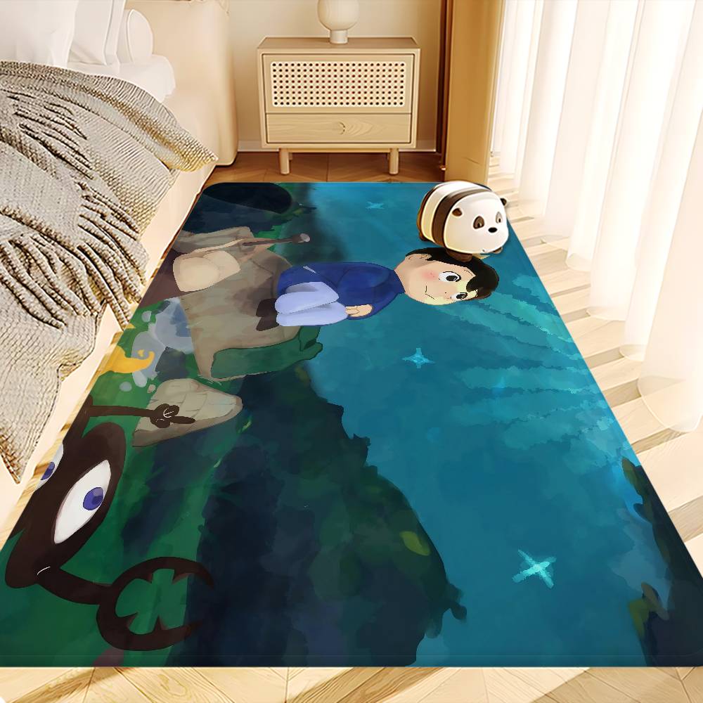 Anime R-Ranking of Kings Hallway Carpet INS Style Soft Bedroom Floor House Laundry Room Mat Anti-skid Bedside Area Rugs