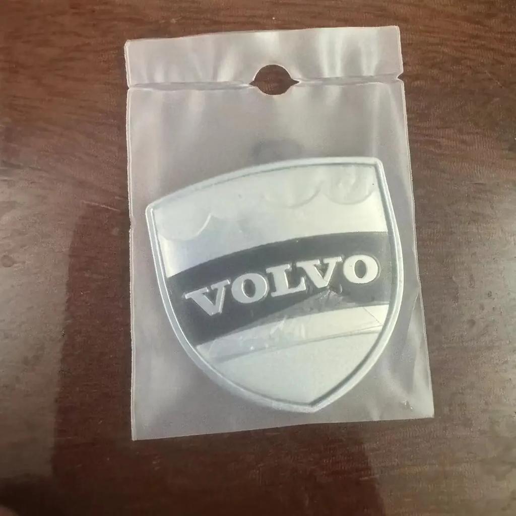 1P Car Stickers Trunk Waistline Metal Blue Black Badge Tuning Decorations For Volvo S V Xc 40 60 80 90 Auto Exterior Accessories