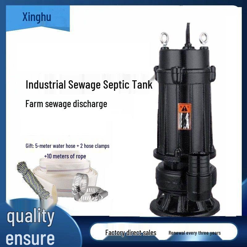 220V Septic & Irrigation Pump: High-Head Sewage & Drainage Solution