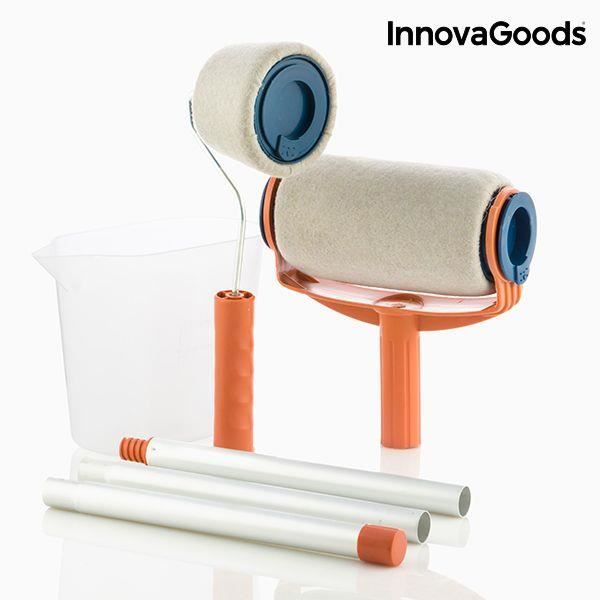 Zestaw wałków do malowania - InnovaGoods - Do wielokrotnego użytku - Zapobiegające kapaniu - 6 sztuk - Niebieski