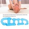 Toe Separators Spacers Night Use Bunion Corrector Straightener Stretcher for Overlapping Toes Blue