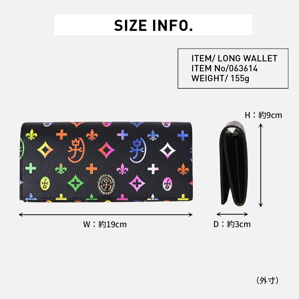 Castelbajac German Long Wallet 063614 Black